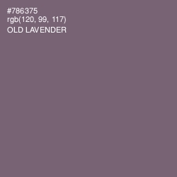 #786375 - Old Lavender Color Image